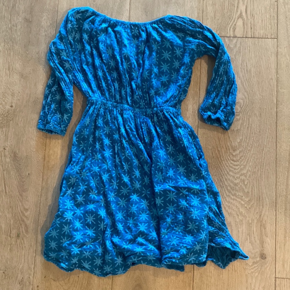 Alice + Ames Gauzy Twirl Dress Blue Stars